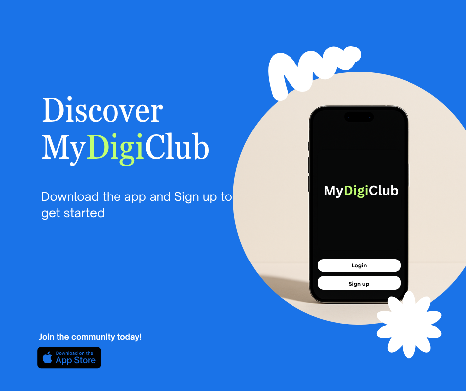 Screenshot of MyDigiClub application